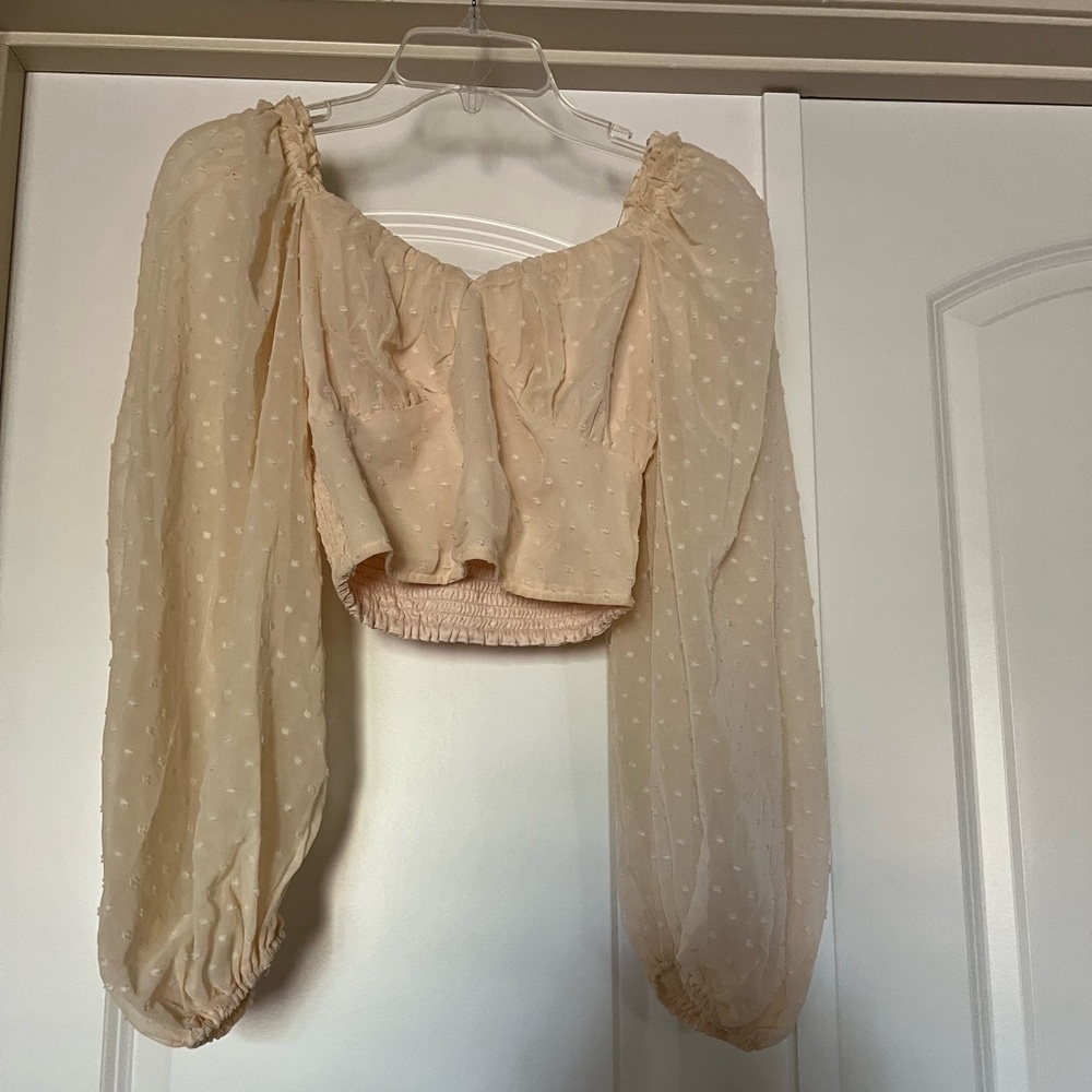 HYFVE Swiss Dot Crop top Size S